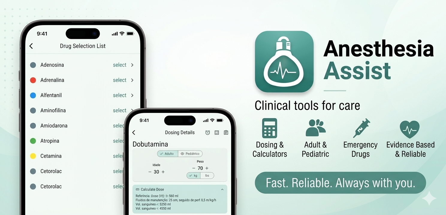 Anesthesia Assist App Preview